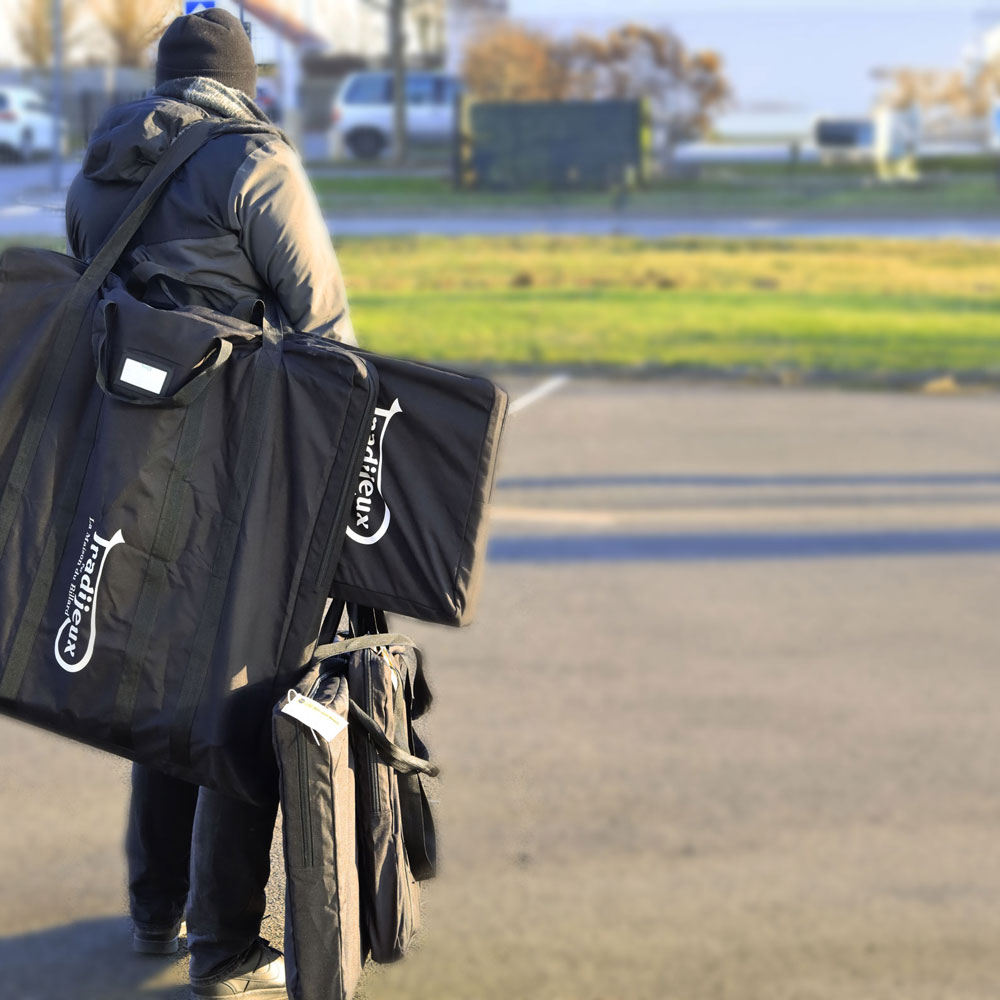 Sac de transport jeux en bois